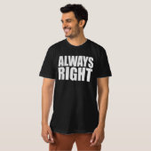 常に正しい Tシャツ (正面フル)