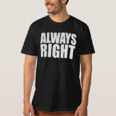 常に正しい Tシャツ (正面)