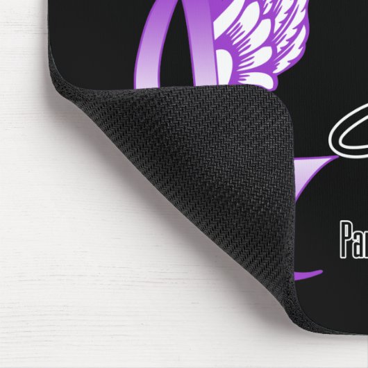 常に母の記憶の中で私のヒーロー – 膵臓がん マウスパッド (コーナー)