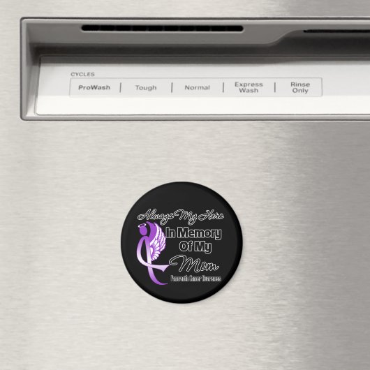 常に母の記憶の中で私のヒーロー – 膵臓がん マグネット (インサイチュ (食洗機))