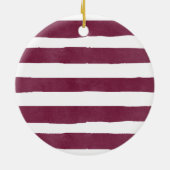 常に母クリスマスプレゼントのセラミックオーナメント セラミックオーナメント (裏面)