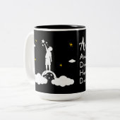 常に気を取られ希望を持つドリーマーADHDマグカップ ツートーンマグカップ (正面左)
