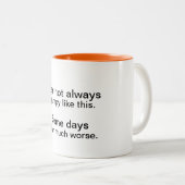 常に気難しいないマグ ツートーンマグカップ (正面右)