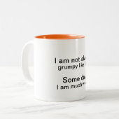 常に気難しいないマグ ツートーンマグカップ (正面左)