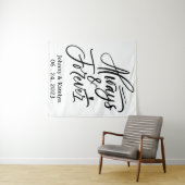 常に永遠にカスタムウェディングの背景 タペストリー (インサイチュ(横))