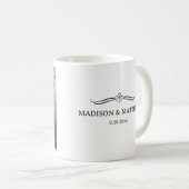 常に永遠にカスタムウェディングフォトマグカップ コーヒーマグカップ (正面右)