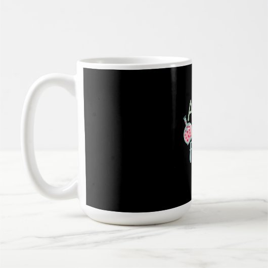 常に永遠にカップルの贈り物 コーヒーマグカップ (左)