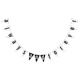 常に永遠にモダンの結婚装飾 バンティングフラッグ