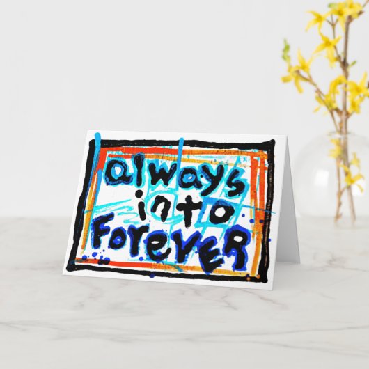 常に永遠に カード (黄色い花)