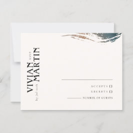 常に永遠の結婚式のRSVPカード ポストカード