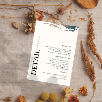 常に永遠の結婚詳細カード 出欠カード