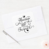 常に永遠結婚に、またはバレンタインデー スクエアシール (封筒)