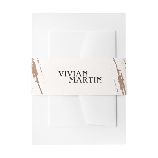 常に永遠結婚の 招待状ベリーバンド (正面例)