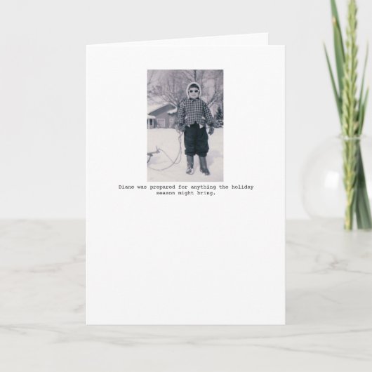 常に準備された休日の挨拶状 シーズンカード (正面)