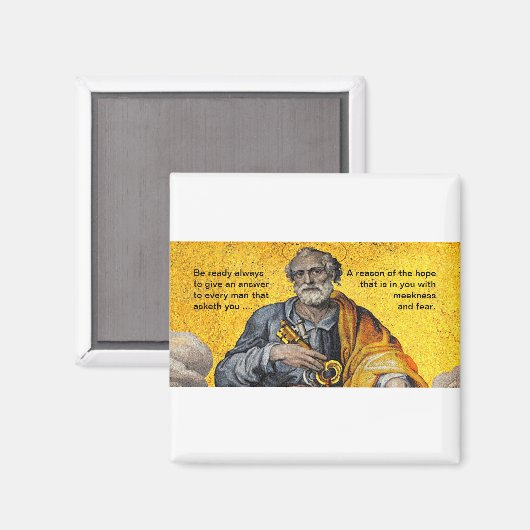常に準備する – Saint Peter – マグネット (正面/裏面)