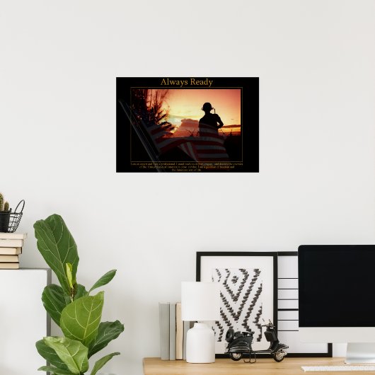 常に準備完了 ポスター (ホームオフィス)