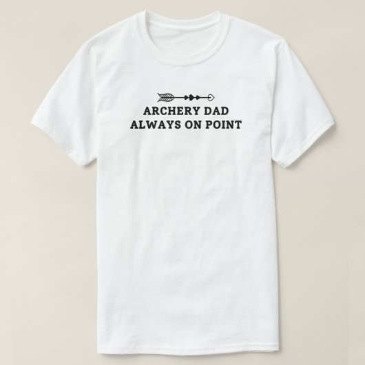 常に点 | アーチェリーパパ Tシャツ (デザイン正面)