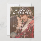 常に無期限 |フォトカスタムー | 結婚s マグネット招待状 (正面)