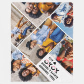 常に無期限 | モダン 6フォトコラージュ フリースブランケット (正面)