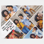 常に無期限 | モダン 6フォトコラージュ フリースブランケット (正面(横))