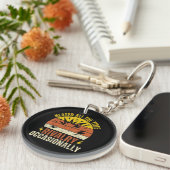 常に熱いライバル関係 時々面白い キーホルダー (正面右)