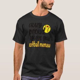 常に熱狂する大きな誇りを持ったソフトボールは祖母をミュー Tシャツ