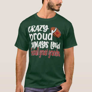 常に熱狂する大き誇りを持ったなサッカーの素晴らしおばあちゃん Tシャツ