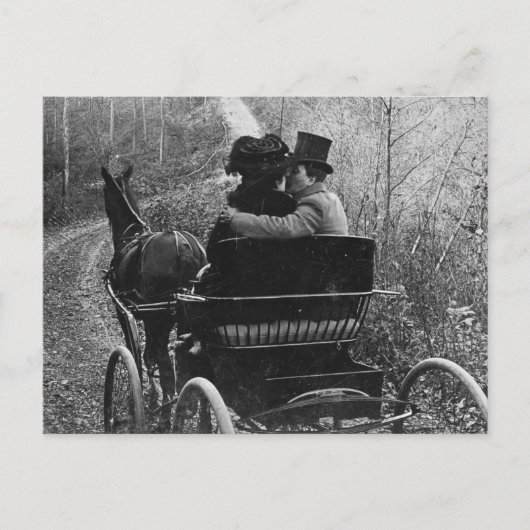 常に片手で運転できる馬を取る ポストカード (正面)