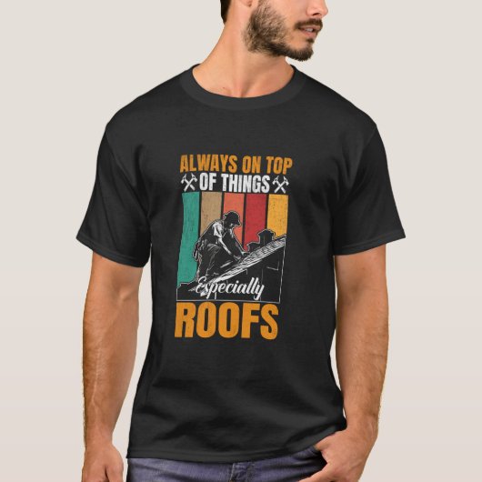 常に物事の上に特に屋根のおもしろいRoo Tシャツ (正面)