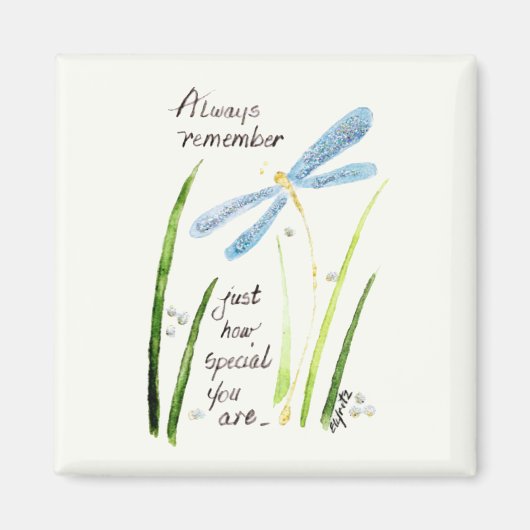 常に特別な人であることを覚えている マグネット (正面)