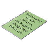 常に真実を話せ ノートブック (左側)