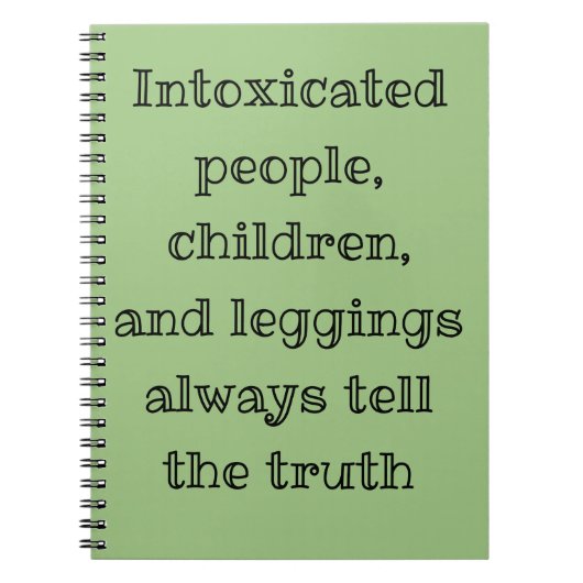 常に真実を話せ ノートブック (正面)