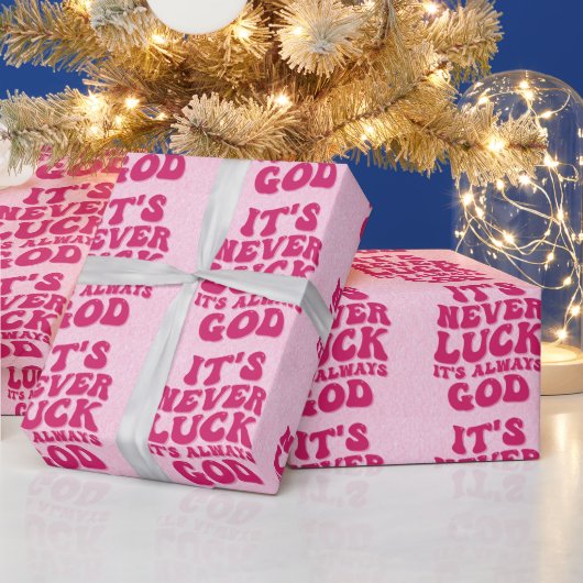 常に神は運がない ラッピングペーパー (クリスマス)