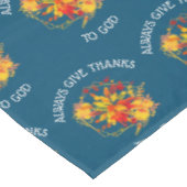 常に神与えの感与にフローラ テーブルクロス (アングル)