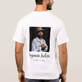 常に私たちのハート | 6枚のコラージュ | メモリアル Tシャツ (裏面)