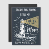 常に私のガイド光 – 薄い磁気カード マグネット招待状 (正面/裏面)