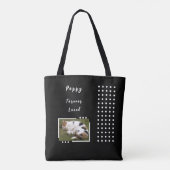 常に私のハートで2 photo pet lover black トートバッグ (裏面)