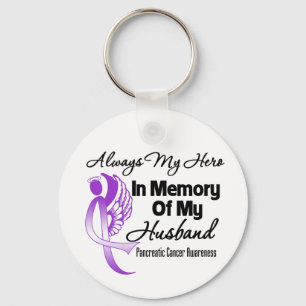 常に私のヒーロー夫の膵臓がん キーホルダー