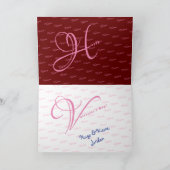 常に私の心にバレンタインのグリーティングカード カード (内部)