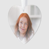 常に私の心に永遠に私のハートフォトママ オーナメント (正面)