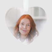 常に私の心に永遠に私のハートフォトママ オーナメント (正面)