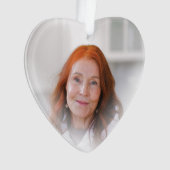 常に私の心に永遠に私のハートフォトママ オーナメント (正面)