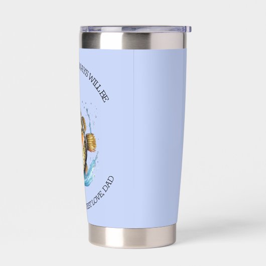 常に私の最初で素晴らしパパ 保温保冷タンブラー (左面)