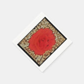 常に私のTick Tock愛の詩を愛する スタンダードカクテルナプキン (角)