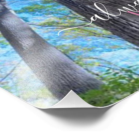 常に秋の空とを見上げる フォトプリント (角)