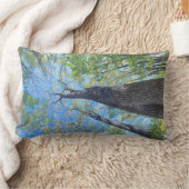 常に秋の空とを見上げる ランバークッション (ブランケット)