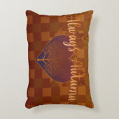 常に秋、永遠の秋キツネと木 アクセントクッション (正面(垂直))