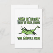 常に竜である サンキューカード (正面/裏面)