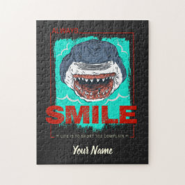 常に笑顔のサメちゃん　愛と笑顔をくれる女の子にだけ ジグソーパズル