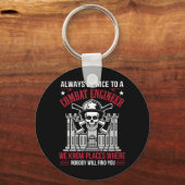 常に素晴らしい戦闘エンジニア誰もあなたを見つけない キーホルダー (正面)